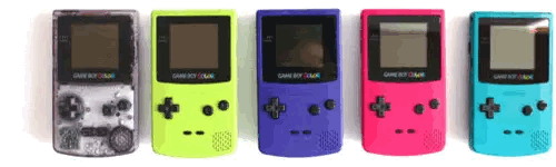 carousel of gameboy colors