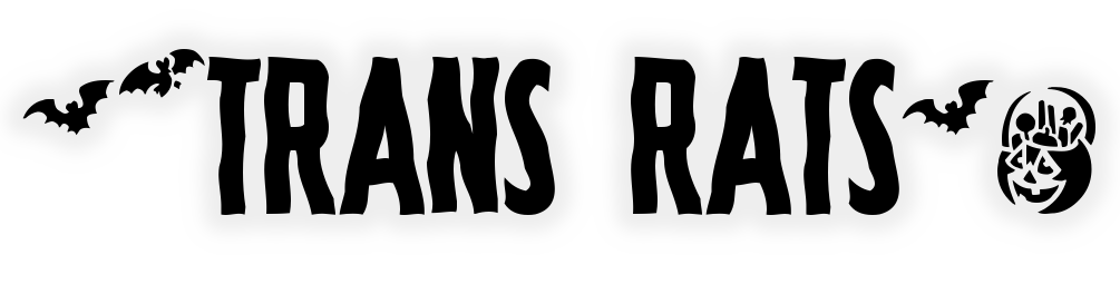 trans rats halloween logo
