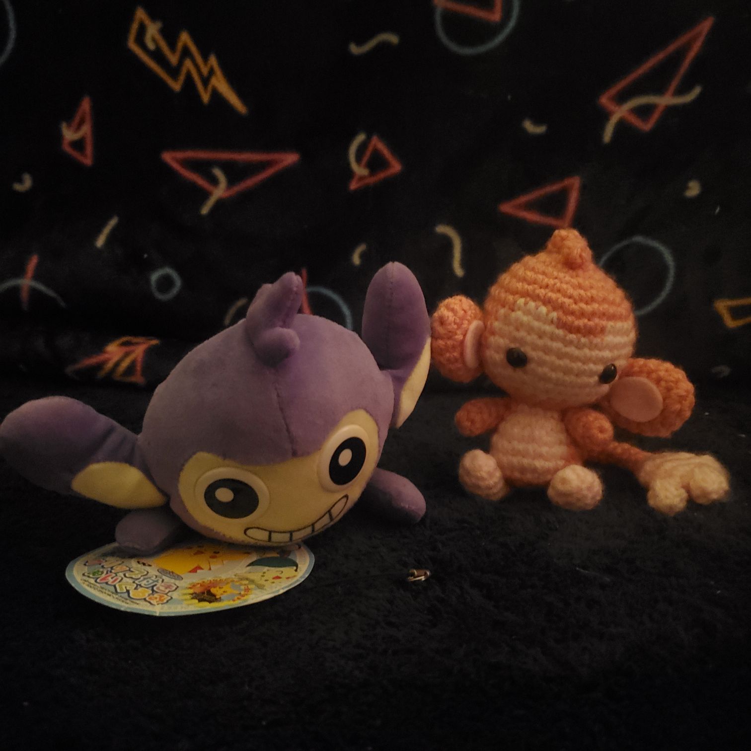 two aipom plush