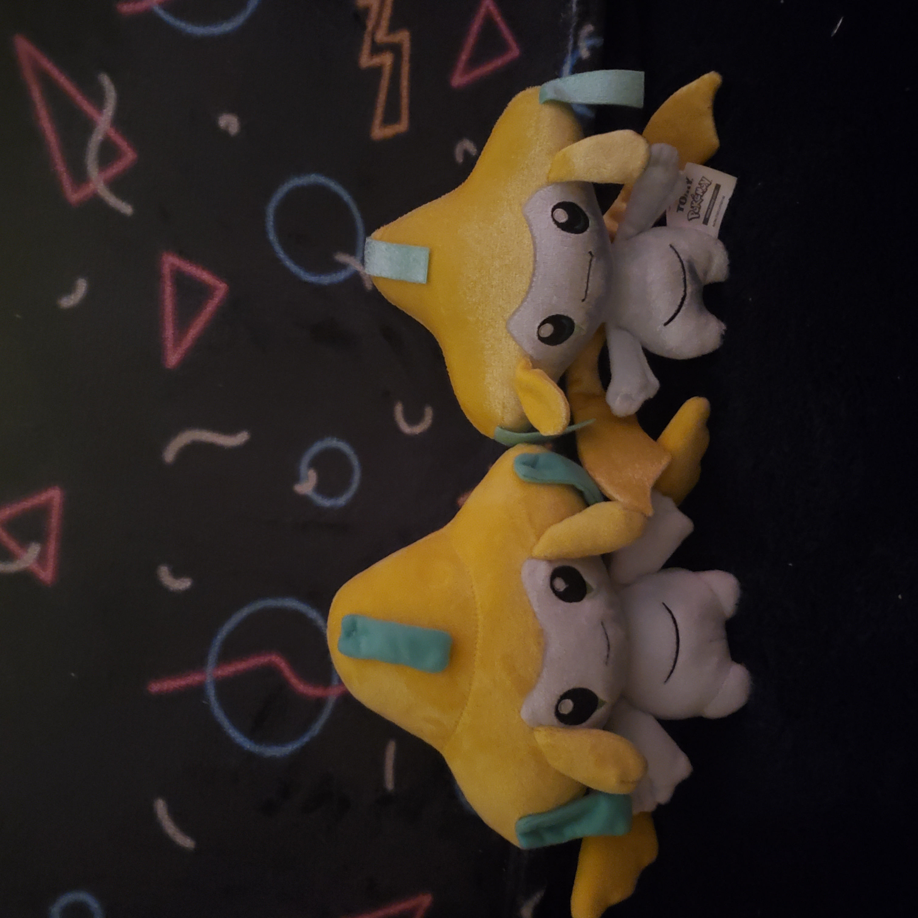 two jirachi plush