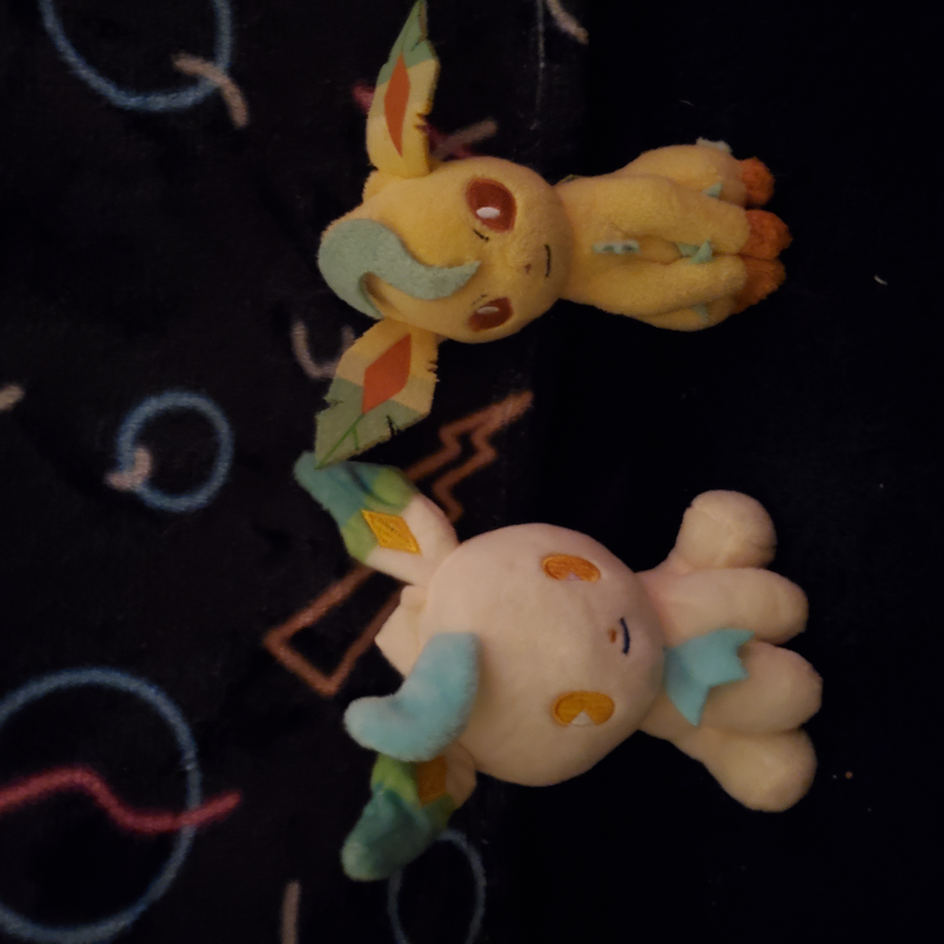 two leafeon plush