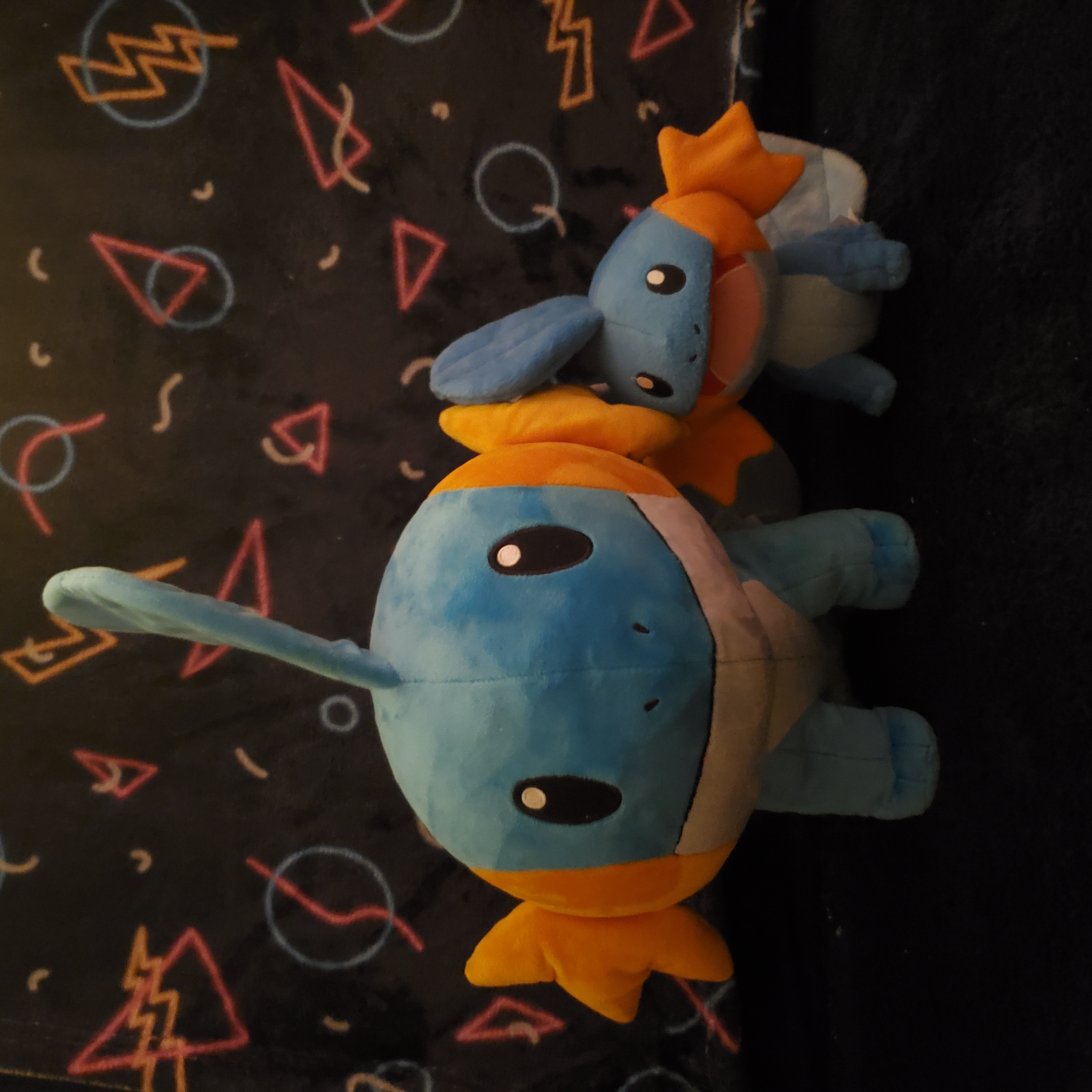 two mudkip plush