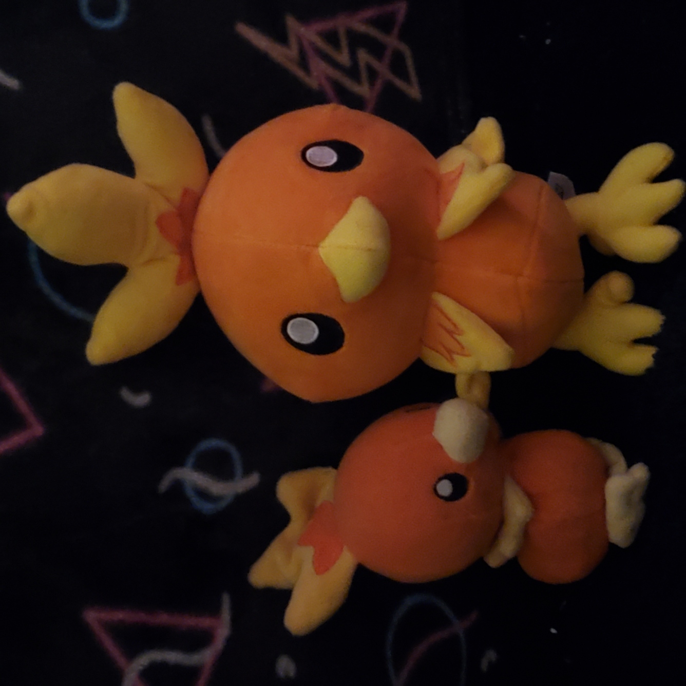 two torchic plush