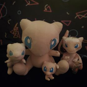 four mew plush