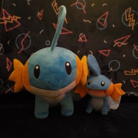 two mudkip plush