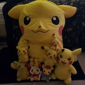 eleven pikachu plush