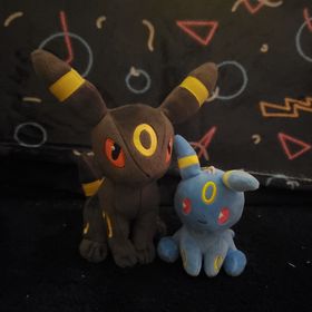 two umbreon plush