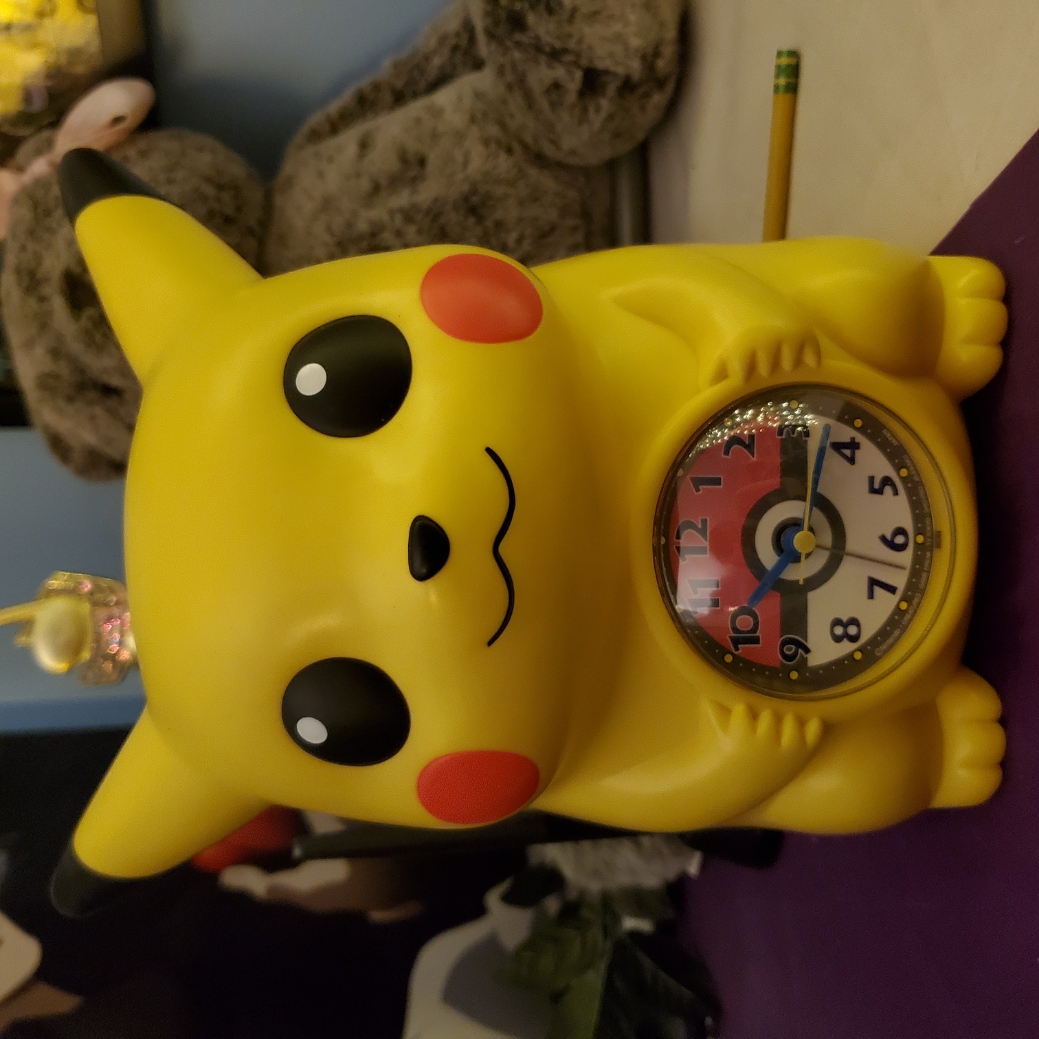 pikachu clock