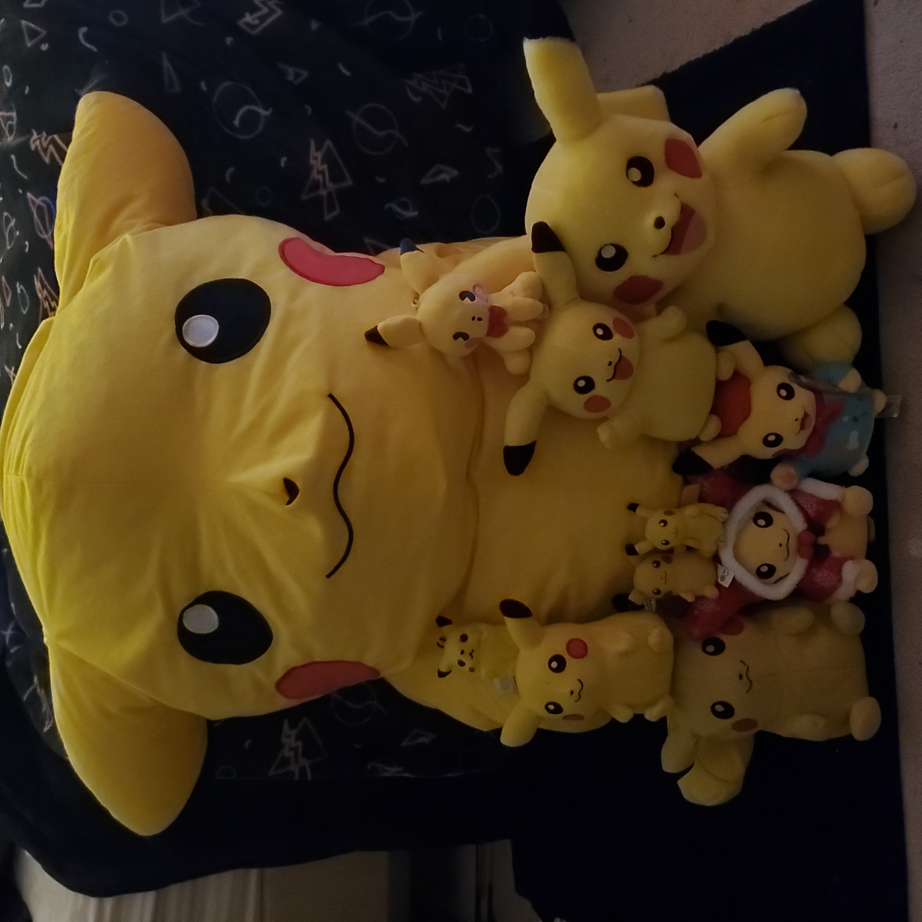 eleven pikachu plush