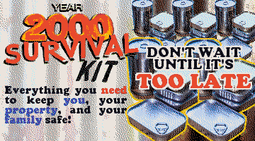 year 2000 survival kit fake ad